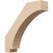 Ekena Millwork 3-inch W x 14-inch D x 14-inch H Imperial Rough Cedar Woodgrain TimberThane Knee Brace, Primed BRCUR03X14X14IMPRCPR - alternate 1